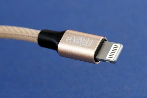 Cáp Lightning 20cm eValu LTL-02 Gold