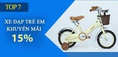 Top 7 xe đạp phù hợp trẻ em 4 - 6 tuổi, giảm giá 15% dịp Trung Thu tại Trung Tâm Bảo Hành 