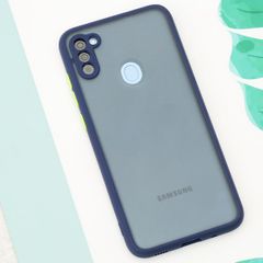  Ốp lưng Galaxy A11 nhựa cứng viền dẻo PINGE - C OSMIA Navy 