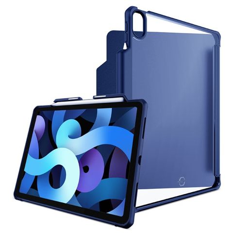 Ốp Lưng iPad Air 4 Nhựa Cứng Viền Dẻo ITSKINS HYBRID SOLID Xanh Navy