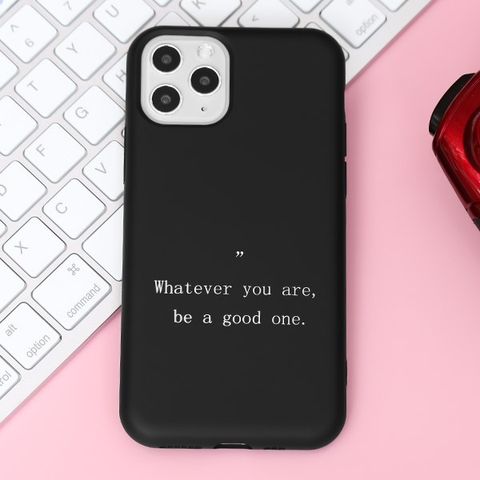 Ốp lưng iPhone 11 Pro Nhựa dẻo Artifical Silicon Emboss printing MEEKER Black text 1