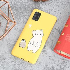  Ốp lưng Galaxy A71 nhựa dẻo Emboss Prining OSMIA CN15200108 Cánh cụt 