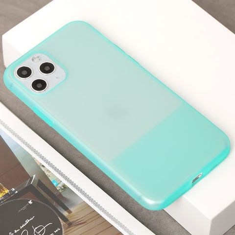 Ốp lưng iPhone 11 Pro nhựa dẻo CONTRAST SILICONE JM Mint