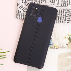  Ốp lưng Galaxy A21s nhựa dẻo Double Line OSMIA Đen 
