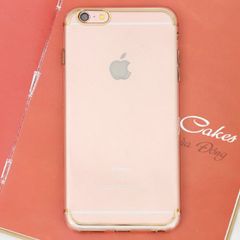  Ốp lưng iPhone 6 Plus - 6s Plus nhựa dẻo Electroplate case 2 OSMIA Gold 