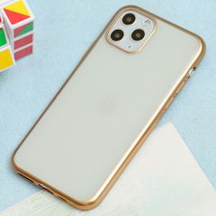  Ốp lưng iPhone 11 Pro nhựa dẻo Electroplating Matte TPU COSANO Gold 
