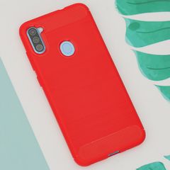  Ốp lưng Galaxy A11 Nhựa dẻo Fancy TPU COSANO Đỏ 