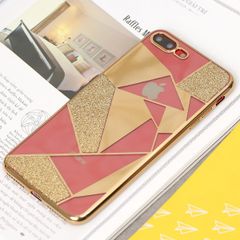  Ốp lưng iPhone 7/8+ nhựa dẻo Geometry OSMIA Gold 