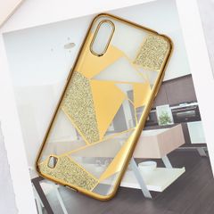  Ốp lưng Galaxy A01 nhựa dẻo Geometry OSMIA Gold 
