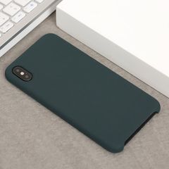  Ốp lưng iPhone Xs Max Nhựa dẻo Liquid silicone B JM Xanh rừng thẳm 