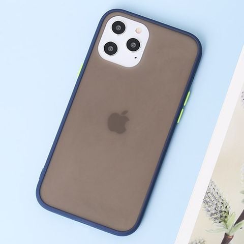 Ốp lưng iPhone 12 Pro Max Nhựa dẻo Matt PC MEEKER Xanh cổ điển
