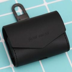  Túi đựng AirPods Pro nhựa dẻo PU kèm móc JM PL07 Đen 