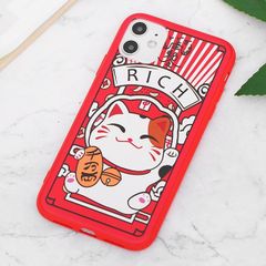  Ốp lưng iPhone 11 Pro Nhựa dẻo UV printing OSMIA CKNY002 Mèo Đỏ 