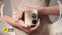  Huawei P50 Pocket ra mắt: Điện thoại màn hình gập không khe hở, có màn hình phụ đa năng, giá từ hơn 32 triệu đồng 