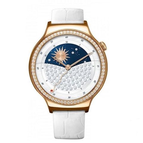 Huawei Watch Swarovski Jewel Sapphire (White Leather)