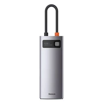 Hub Baseus Metal Gleam Type-C 6