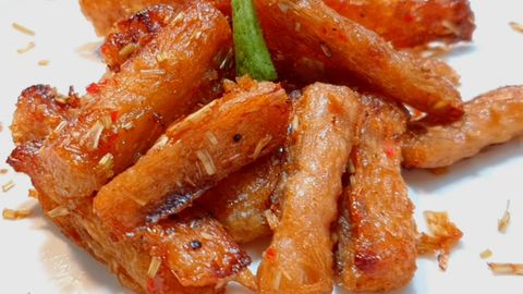 2 cách làm sườn non chay chiên nước mắm đơn giản thơm ngon ăn là ghiền