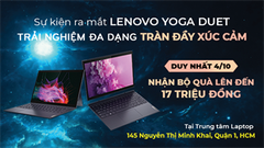  Duy nhất 4/10: Sắm ngay Lenovo Yoga Duet 7 với giá giảm cực hấp dẫn, tổng giá trị khuyến mãi, quà tặng đợt này đến 17 triệu xịn xò 