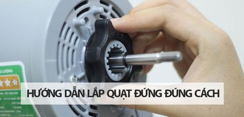 Hướng dẫn các bước lắp quạt đứng đúng cách
