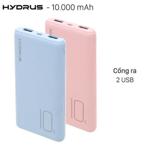 Pin sạc dự phòng Polymer 10.000mAh Hydrus PJ JP196