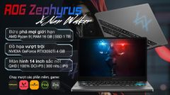  Laptop Asus ROG Zephyrus G14 Alan Walker GA401QEC R9 5900HS/16GB 1TB/4GB RTX3050Ti/120Hz/Túi/Win10 (K2064T) 