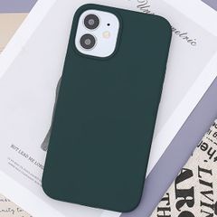  Ốp lưng iPhone 12 Mini Nhựa dẻo Liquid Sillicone A JM Xanh cây thông 