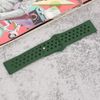 Dây silicone đồng hồ Samsung/Huawei/khác 22 mm xanh M03-03-22