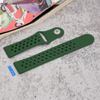 Dây silicone đồng hồ Samsung/Huawei/khác 22 mm xanh M03-03-22