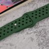 Dây silicone đồng hồ Samsung/Huawei/khác 22 mm xanh M03-03-22