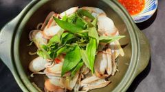 2 Cách làm tu hài (ốc vòi voi) hấp sả mới lạ hấp dẫn thơm ngon ăn là ghiền 