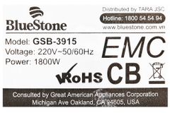  Bàn ủi hơi nước đứng Bluestone GSB-3915 