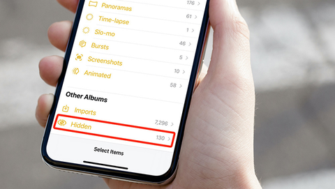 Cách ẩn album 