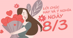  Tổng hợp lời chúc 8/3 hay, ý nghĩa và gợi ý tặng quà cho mẹ - bạn gái 