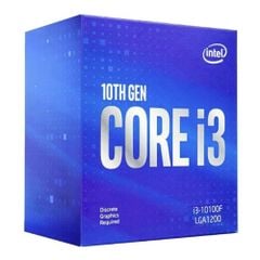  CPU Intel Core I3 10105 box | LGA1200, Turbo 4.40 GHz, 4C/8T, 6MB 