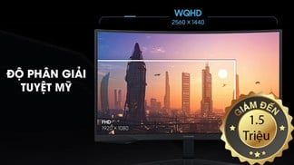 Màn hình máy tính Gaming Samsung độ phân giải cao, hình ảnh mượt đến từng milimet giảm giá đến 1.5 triệu đồng
