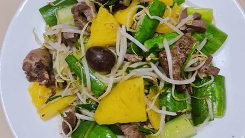 Cách làm lòng gà xào dưa leo đơn giản, thơm ngon cho cả nhà