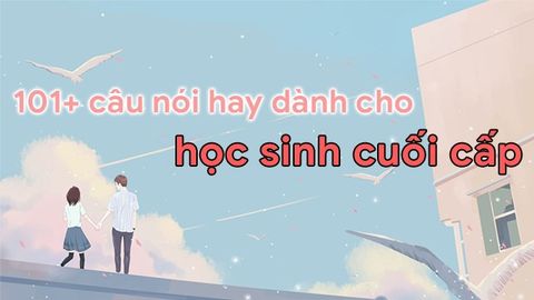 101+ câu nói hay dành cho học sinh cuối cấp chia tay trường lớp