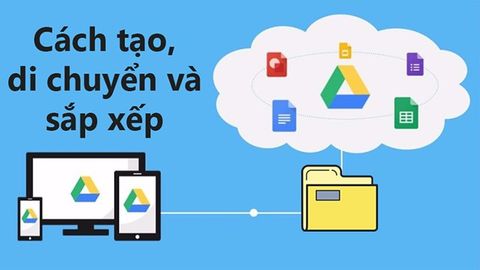 Cách tạo thư mục trong google Drive và di chuyển, sắp xếp các tệp