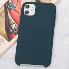  Ốp lưng iPhone 11 nhựa dẻo LIQUID SILICONE B JM Xanh rừng thẳm 