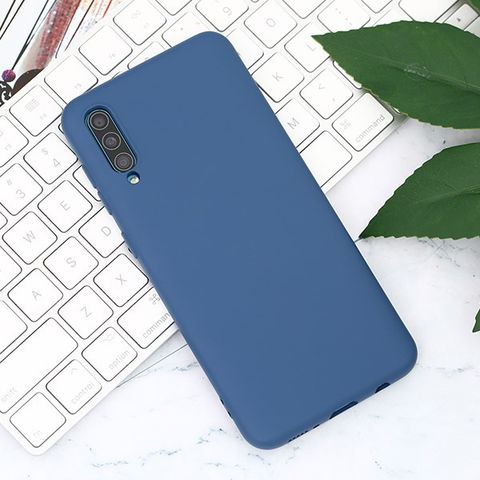 Ốp lưng Galaxy A50/A50s Nhựa dẻo Silicone Felt COSANO Xanh navy