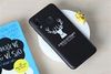 Ốp lưng Galaxy A20 Nhựa dẻo Solid Printing MEEKER Hươu đen