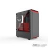 Phanteks Eclipse P300 Mid Tower Tempered Glass Black/ Red