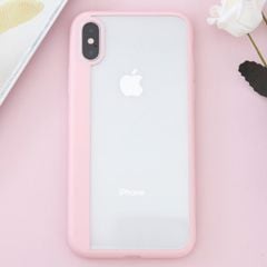 Ốp lưng iPhone X Nhựa dẻo viền cứng Pure V Hồng 