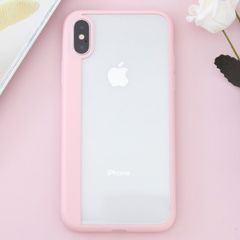  Ốp lưng iPhone X Nhựa dẻo viền cứng Pure V Hồng 