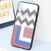 Ốp lưng iPhone X/Xs nhựa cứng viền dẻo TPU+PC UV CK456 Hoa văn Trắng