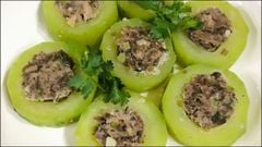  Cách làm bí xanh - bí đao nhồi thịt hấp mềm ngon hấp dẫn chuẩn nhà hàng 