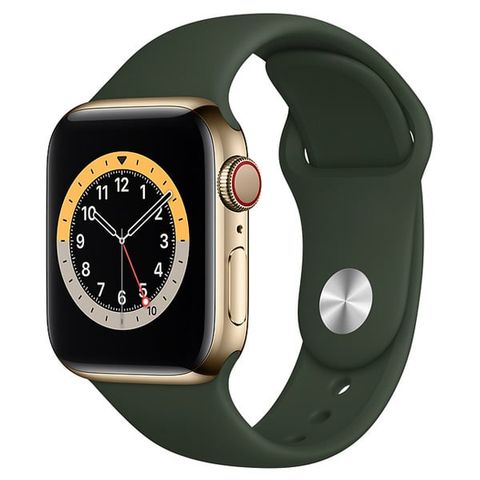 Apple Watch S6 LTE 40mm viền thép dây cao su