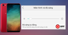  3 bước tắt tự động điều chỉnh độ sáng khi chơi game trên OPPO F5 