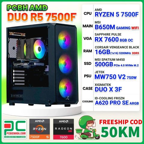 PCBH AMD DUO RYZEN 5 7500F