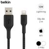 Cáp Lightning MFI 2m Belkin CAA002